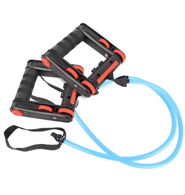 Foldable Abdominal Wheel Push-Up Board, Multi-Functional Core Workout Trainer, Portable Home Fitness Equipment for Abs, Arms, Chest & Full Body Exercise